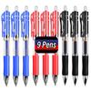 Bolígrafos de Gel Retráctiles 0.5mm Tinta Roja Azul Negra Papelería Estética de Colores Suministros para Bolígrafos Bolígrafo Bicelado y Lápices de Oficina Escritura Escuela