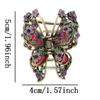 1Pcs Vintage Butterfly Flower Hair Claw Clip for Women, Medium Size Simple Back Head Shark Hair Accessory