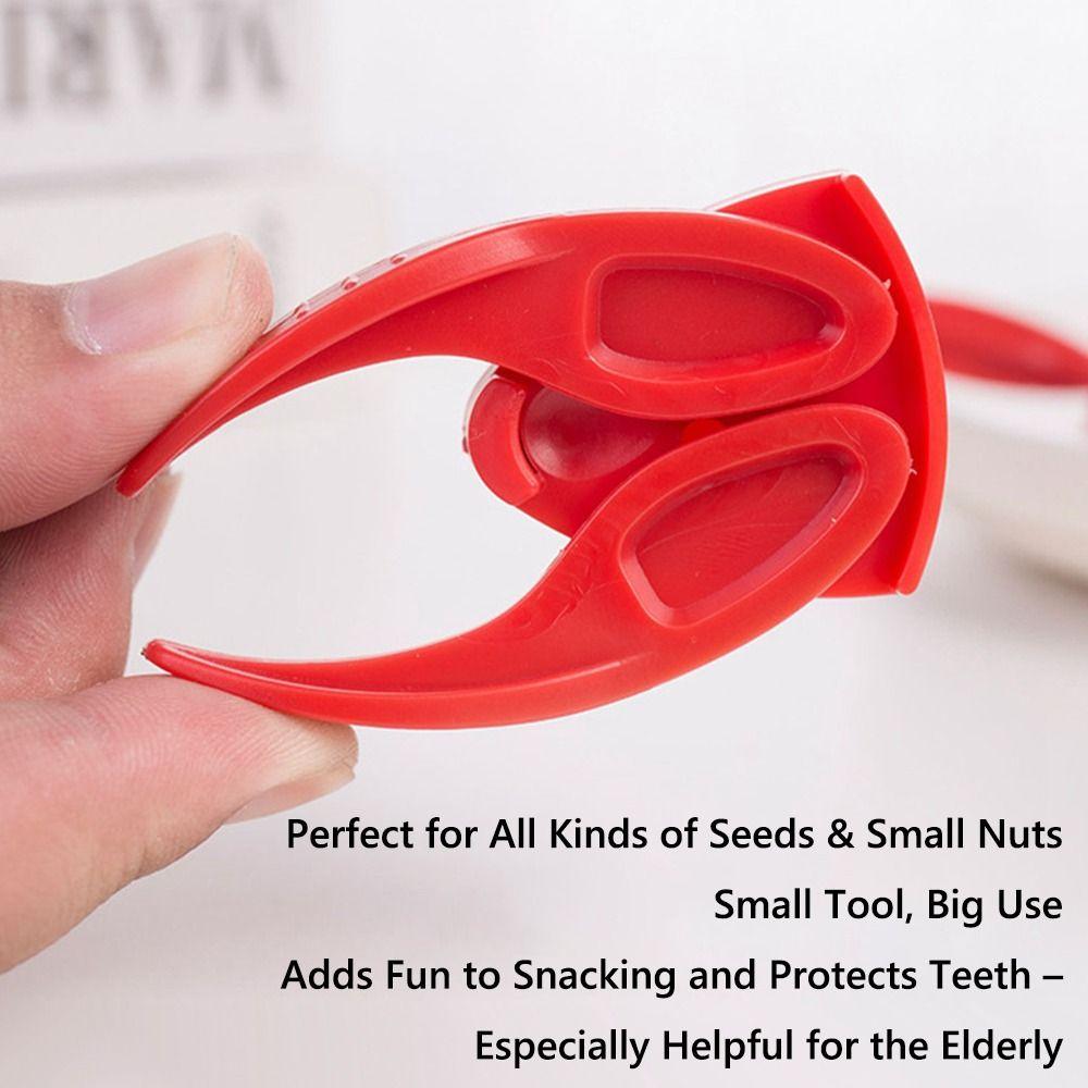 Peeling Accessories Lazy Sunflower Melon Seed Opener Plastic Mini Shelling Tool Handy Clamp Seed Remover for Household