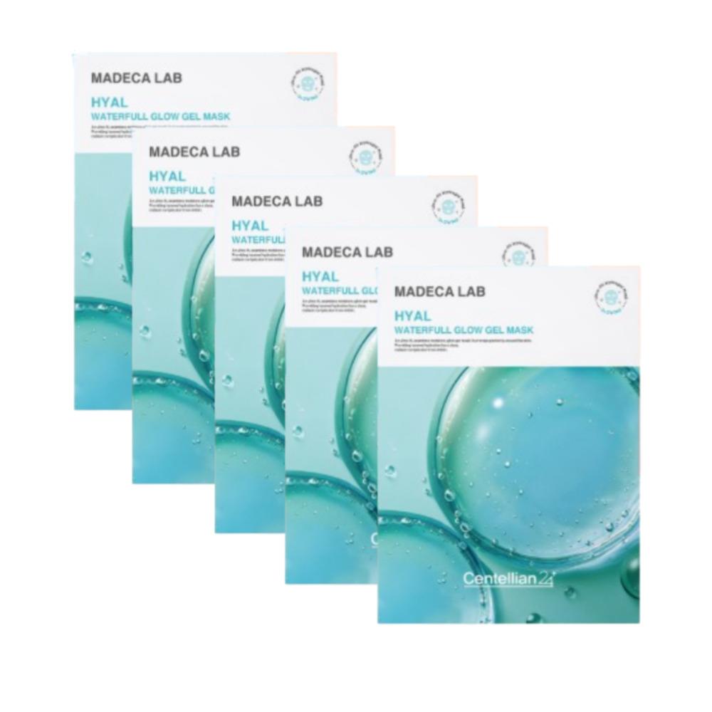 Centellian24 Madeca Lab Hyal Waterfull Gel Mask Deep Hydration & Skin Soothing Sheet Mask (5 Sheets)