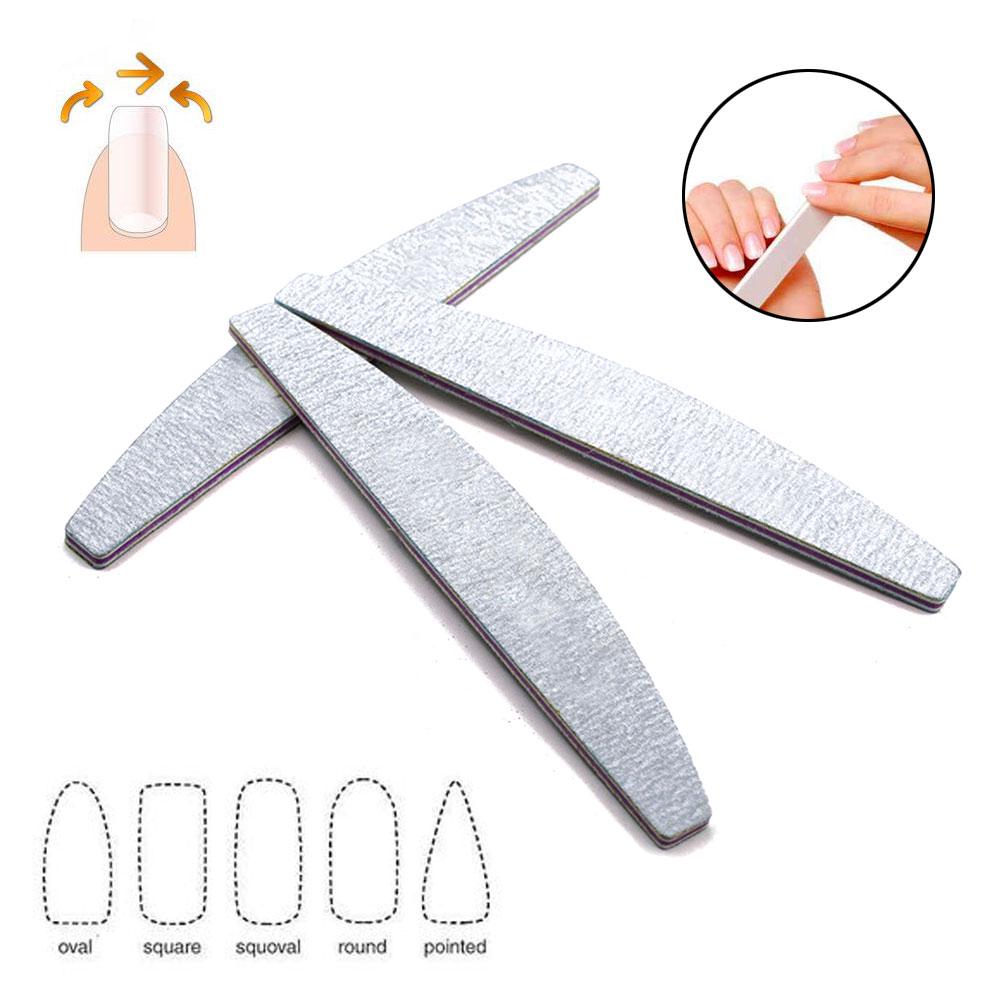 5pz Lima Levigante per Nail Art Blocco Lucidante Manicure Pedicure Strumento Punta Gel UV