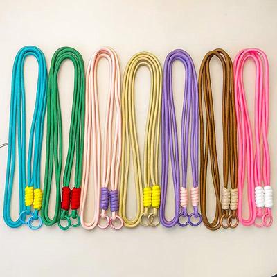 Durable Solid Color Phone Lanyard: Long Woven Neck Strap and Side Strap for Keys and More