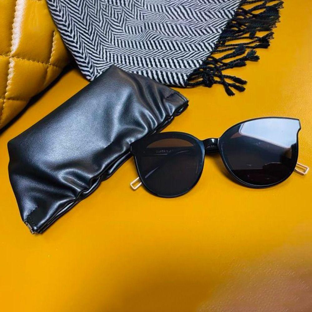Case Eye Glasses Holder PU Leather Glasses Case Sunglasses Pouch Eyewear Storage Bag Cosmetic Bag