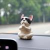 Yoga Meditation Dog Ornament Sitting Pug Figurine Statue Animal Sculpture Indoor Outdoor Garden Home Office Desktop Decoration
