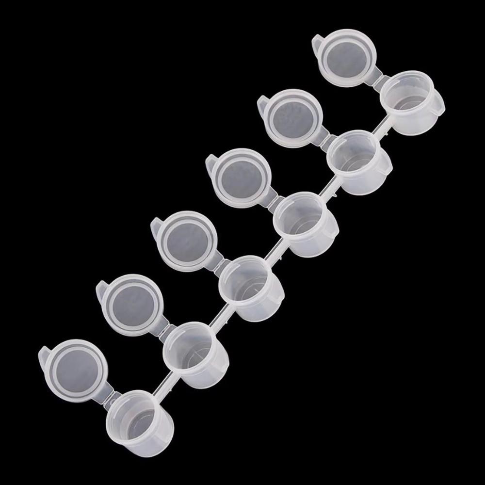 5Strips 2/3/5ml 2ml/3ml/5ml Empty Joint Pigment Box Mini Paint Container  for Paintings Art