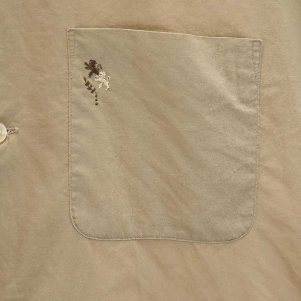 Arrow 60s Vintage USA Made Open Collar Short Sleeve Open Collar Shirt S Men's Used