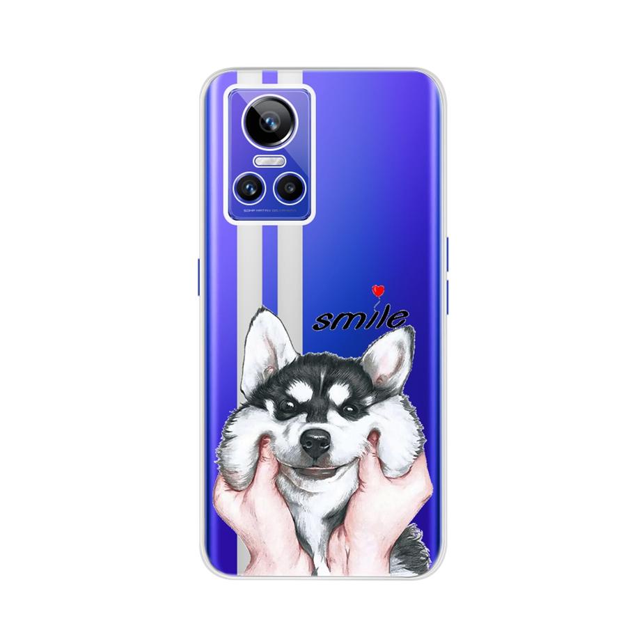 For Realme GT Neo3 Case Cover For Realme GT Neo 3 150W Bumper Soft Lovely Cat Wolf Silicone Phone Funda For Realme GT Neo3 Coque