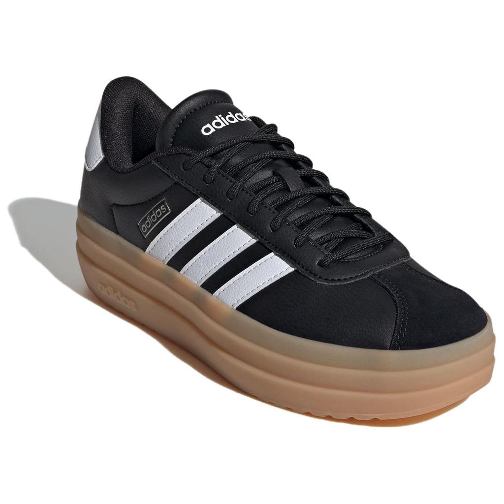 Nye Adidas Vl Court Bold 'Svart Hvit Gummi' Dame IH3081