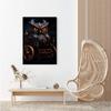 DIY Diamond Painting Owl In A Wheelchair Cross Stitch Kit Mosaic Art Diamond Painting Full Circle/Square Diamond Home Decoration