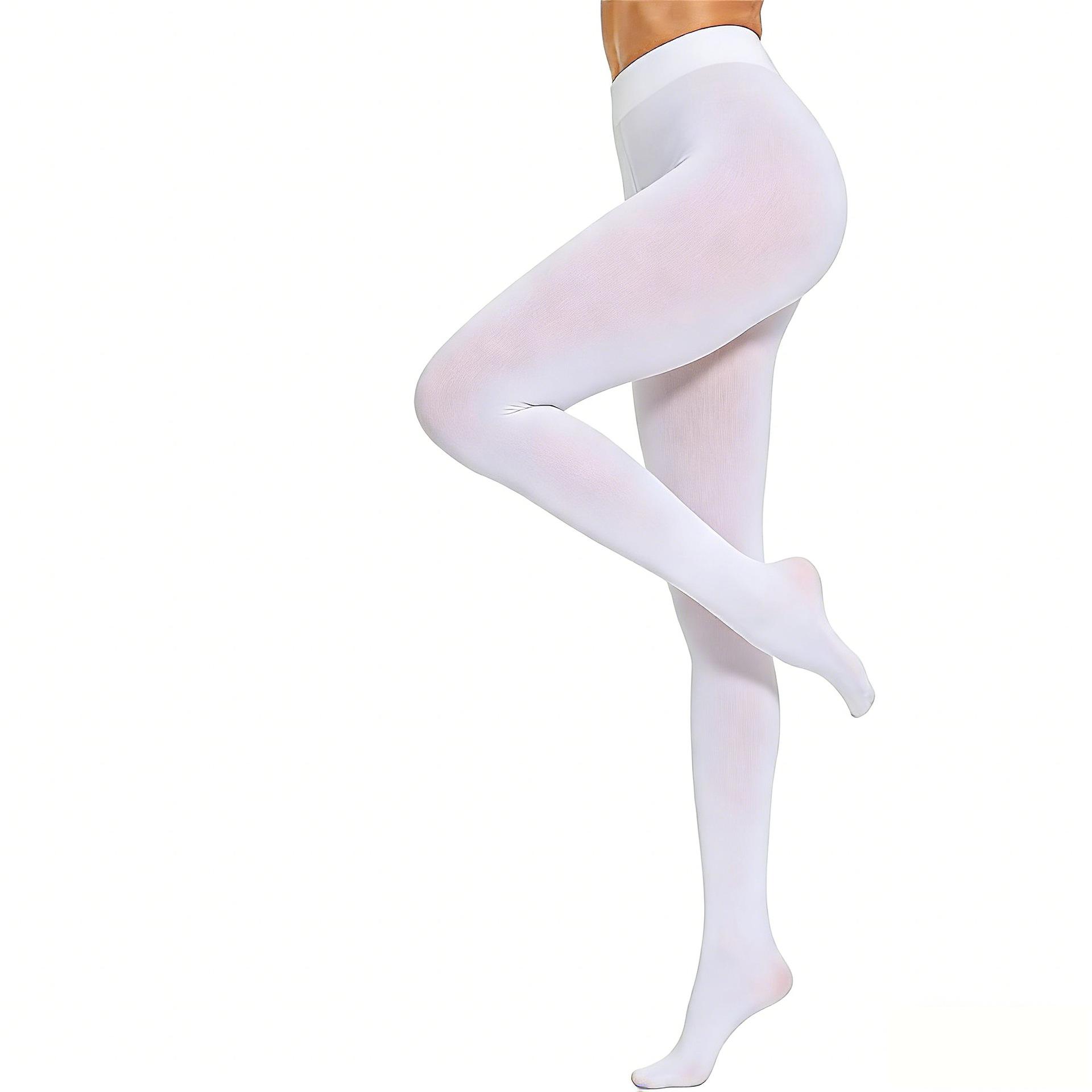 

Autumn and winter leggings pantyhose D velvet thickened leggings warm pants outer wear one-piece pants белый