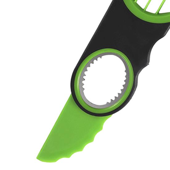 Avocado Kiwi Slicer with Corer Stainless Steel Fruit Cutter for Guacamole Salad Effortless Pitting Slicing Dishwasher Safe Essential Kitchen Tool