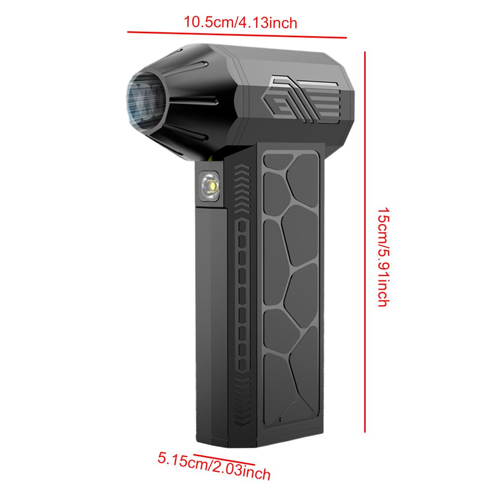 Mini Turbo Jet Fan 130000 RPM Brushless Motor Turbo Violent Fan Strong Winds 50m/s Turbo Jet Blower Air Duster Blower