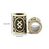 24PCS/Set Viking Rune Scandinavian Beads for Pendant Bracelet for Hair Beards