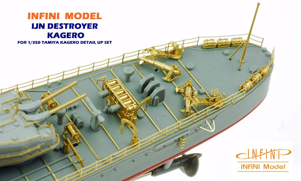 Infinimodel IM Series Japanese Navy Destroyer Kagero Detail Up Set for T Company Plastic Model Kits 1/350 (IM53503)