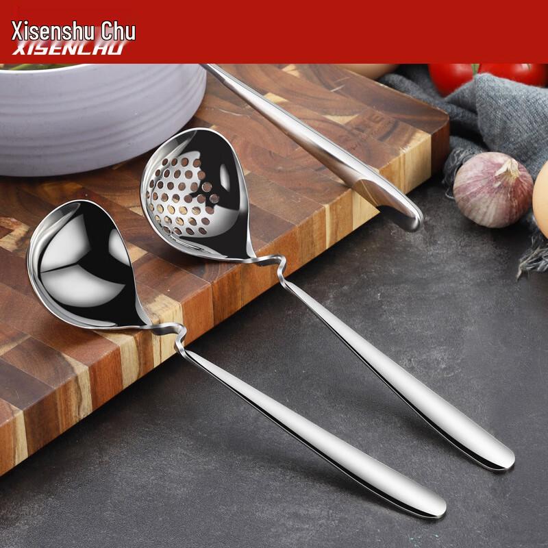 304 Stainless Steel Deep Soup Ladle  Strainer