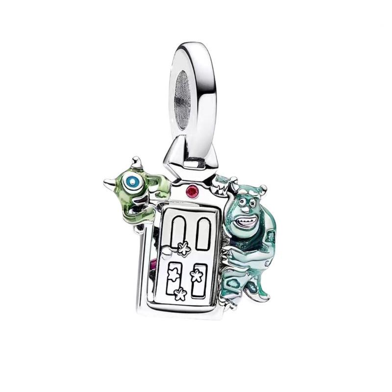 Fit Original 100% Copper New Robot Minnie Mickey Mouse Jumping Tiger Charms Beads Necklace For Women Jewelry