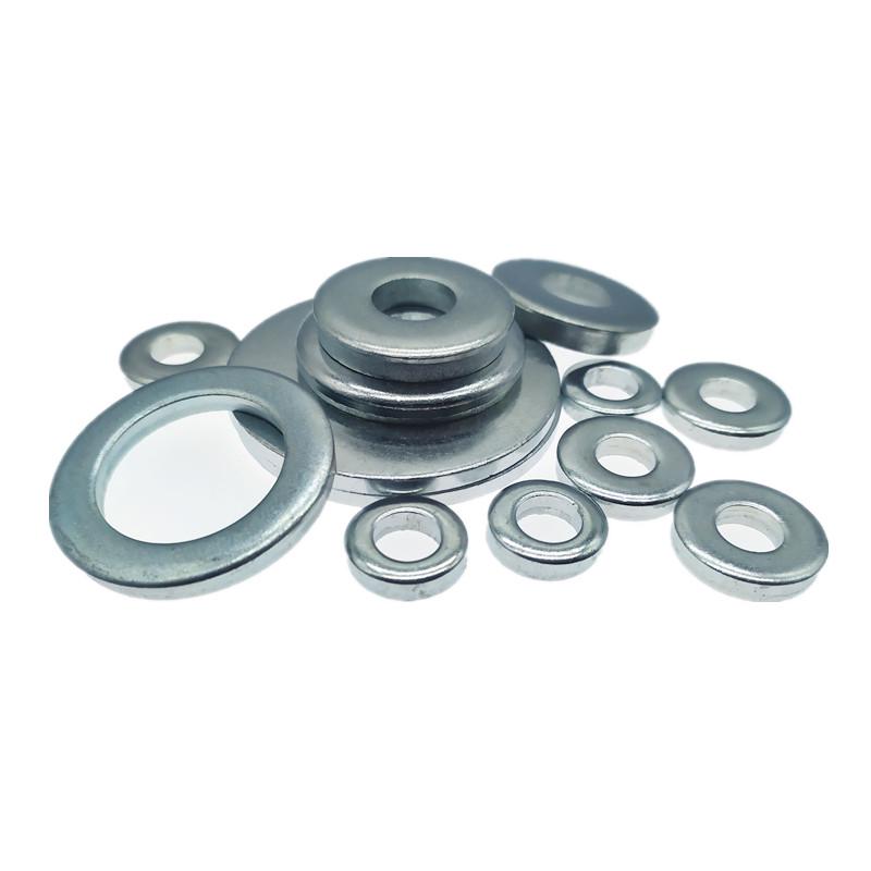 Thickened Galvanized Round Metal Flat Washer - Iron Screw Ring (m4 M5 M6 M8 M10 M12 M30)