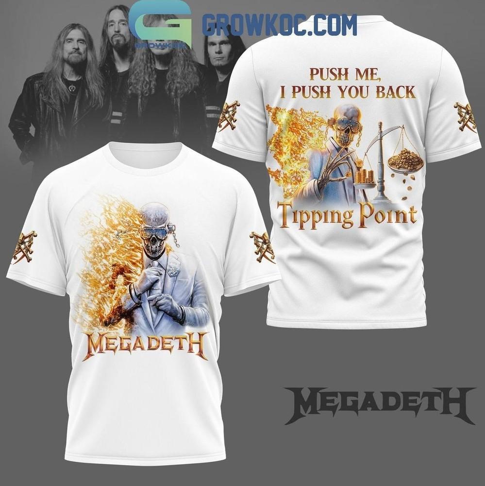 Megadeth Толкни меня, я толкну тебя в ответ Точка невозврата 3D Футболка Унисекс Футболка XL
