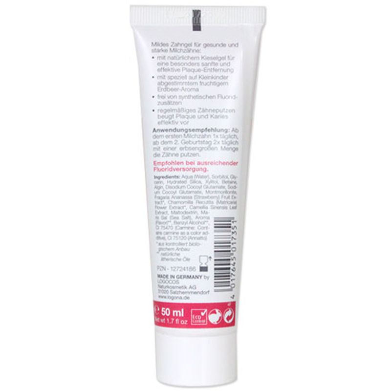 Logodent Strawberry Children's Toothpaste 50ml