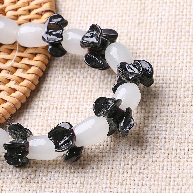 10 pz 20x10 mm Forma Cavolo Cinese Vetro Lavorato a Lampada Fatto a Mano Perline Sciolte Per Accessori per Creazione di Gioielli Fai da Te Artigianato Risultati