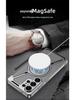 Samsung S26 Ultra Z-Shaped Electroplated Leather Case with Magnetic Ring