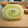 40cm Creative Cartoon Cake Bread Plush Toys Stuffed Cute Swiss Roll Food Snack Decoration Birthday Party Gift Home Decoration