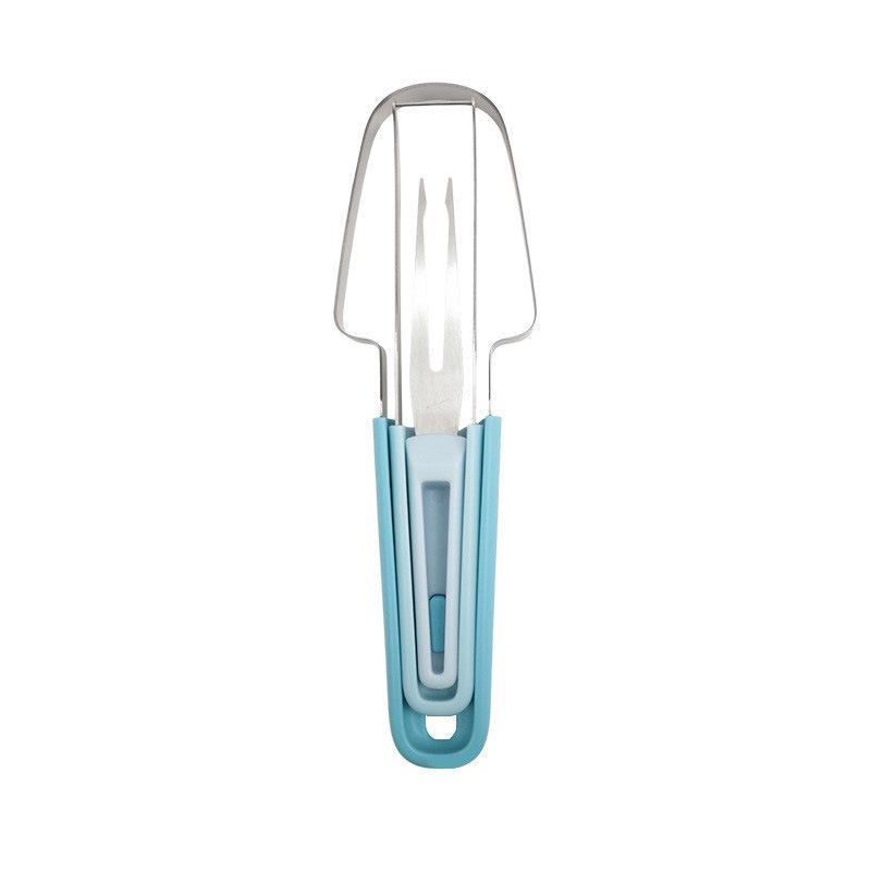 Stainless Steel 3-in-1 Watermelon Slicer & Cubing Tool - Multifunctional Kitchen Fruit Divider