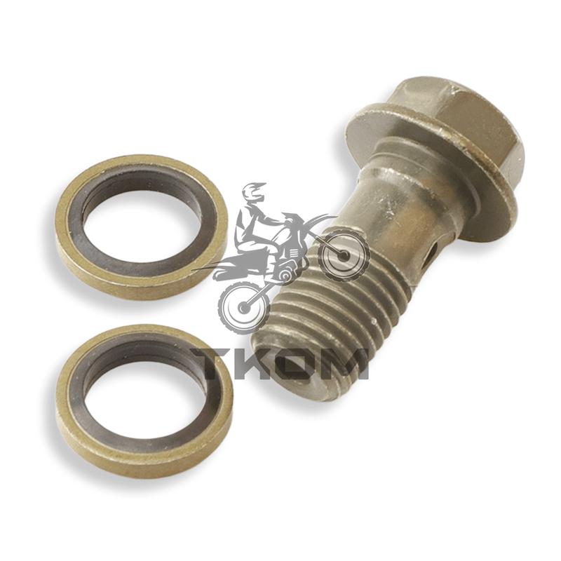 M10x1.25 Screws Bolts for Universal Motorcycle parts ATV Scooter Stainless Brake Banjo Bolt Caliper Master Cylinder