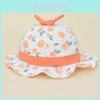 Baby Girl Sun Hat With Wide Brim For Sunscreen Breathability And Casual Outdoor Play