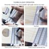 Portable for T Type Scribing Ruler Stainless Steel High Precision Metric Hole Ruler Precision Marking T-Rule Carpenter T