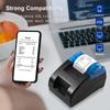 BISOFICE 58mm Thermal Receipt Printer Desktop USB&BT Wireless Connection Printer Barcode Logo
