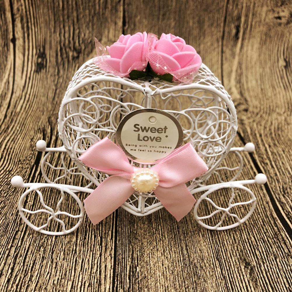 

Candy Box Romantic Heart Carriage Gift Box Wedding Favor Lace Chocolate Box For Birthday Baby Shower Party Gift Pakcing Decor Other