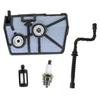 ABKP-Carburetor Kit With Air Filter& Fuel Line Filler 11181200601 For Stihl 028 028AV 028WB 028Q 028W Chainsaw Walbro WT-16B