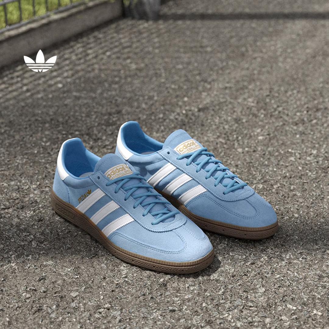 

Adidas Кроссовки Т-образной формы HANDBALL SPEZIAL Спортивные Кроссовки с Логотипом Adidas Trident BD7632 35.5 синий