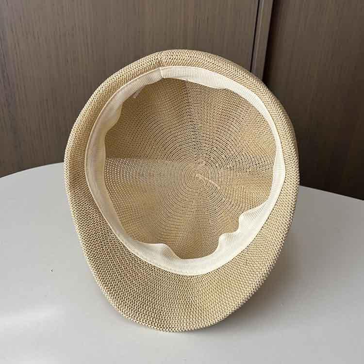 Hat Women's Summer Breathable Beret Travel Shading Sun Protection Hat Casual Duck Tongue Octagonal Hat