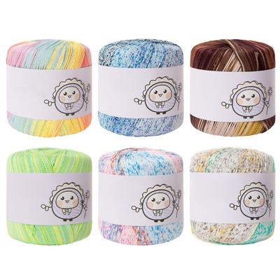 Mercerized Cotton Yarn 3 Piece Set Soft Comfortable Thread For Delicate Fabrics And Crafting