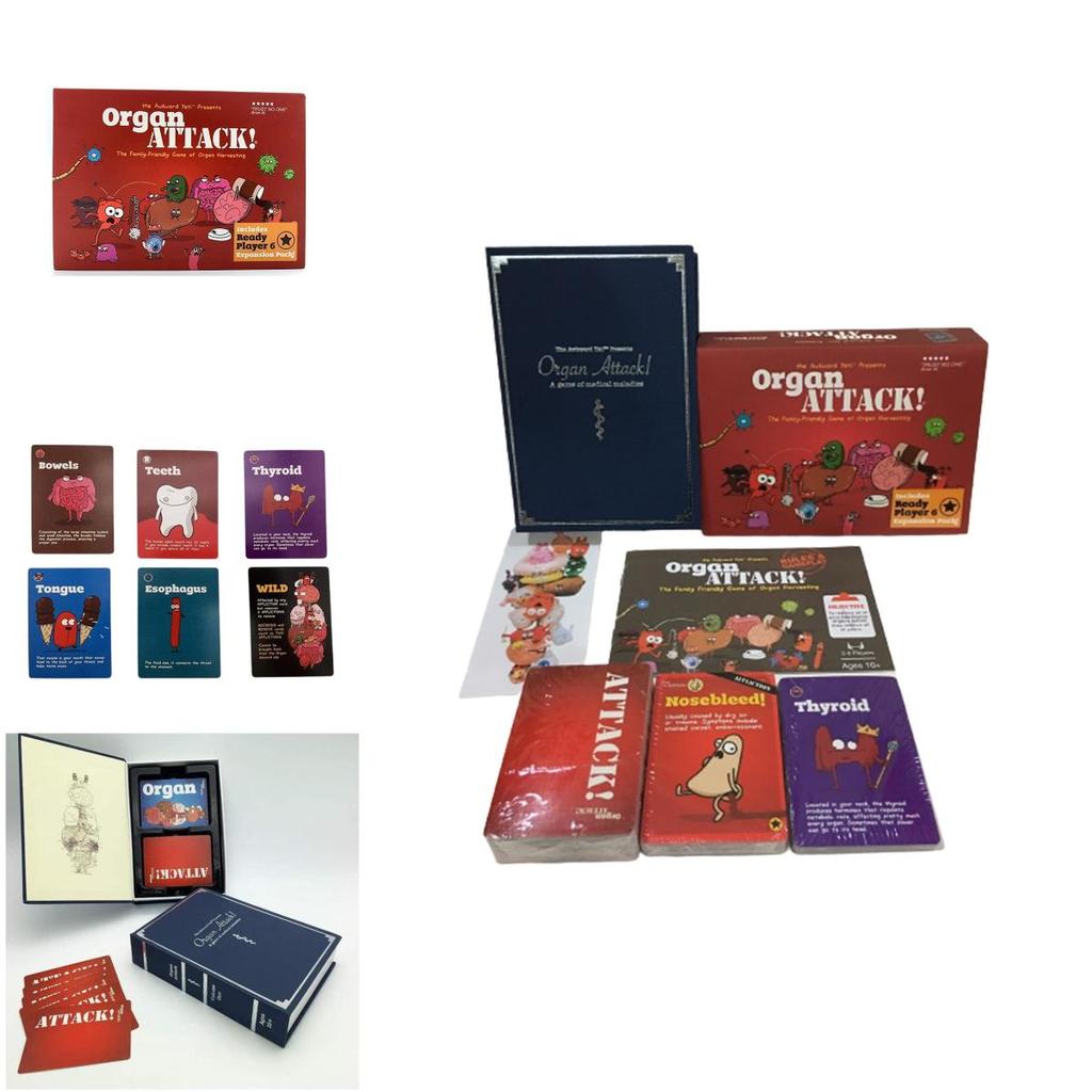 Family-friendly Organ Attack The Tactical Card Game With A Twist