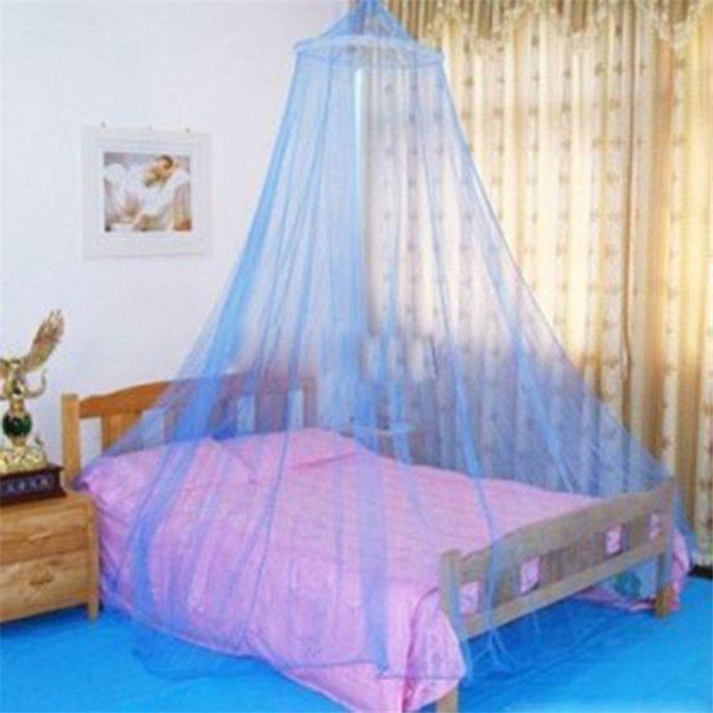 Premium Round Mosquito Net Dome For King Queen Double Beds With Fine Poly Mesh