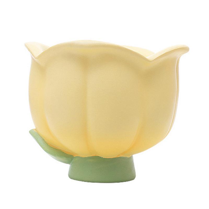 

Фигурки цветов из смолы, мультяшные тюльпаны, ландыши, в форме настольного хранилища, украшение для прикроватной тумбочки, украшение для домашнего декора