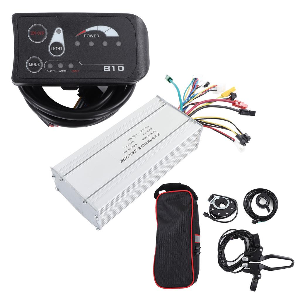 DC 36V 48V Motor Controller S810 Display Panel Kit Lithium Battery Electric Bike Modification Kit