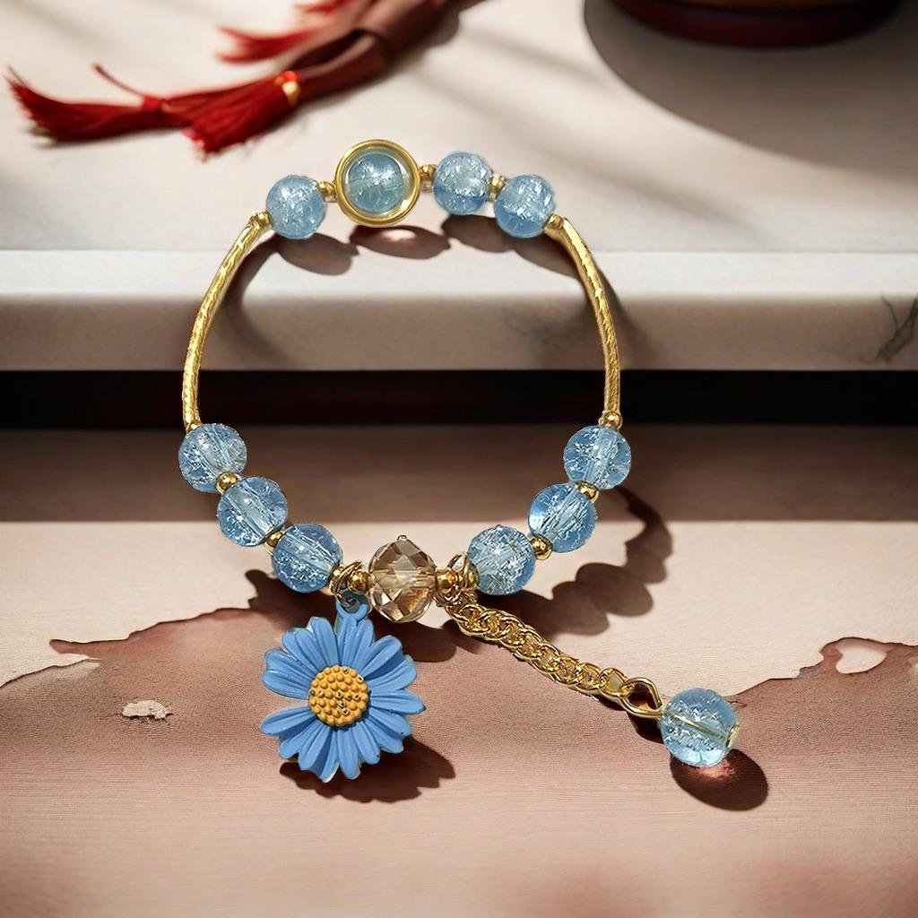 2025 Jadeite Green Jade Rabbit Bracelet: High-End Chinese Style, Year of the Snake, Elegant Women's Niche Beaded Design