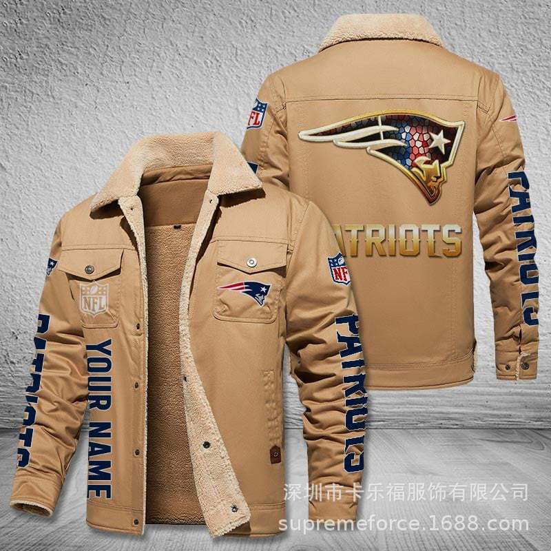 American football team football jersey Philadelphia Eagles jersey autumn and winter velvet cotton jersey sports jacket men's jacket