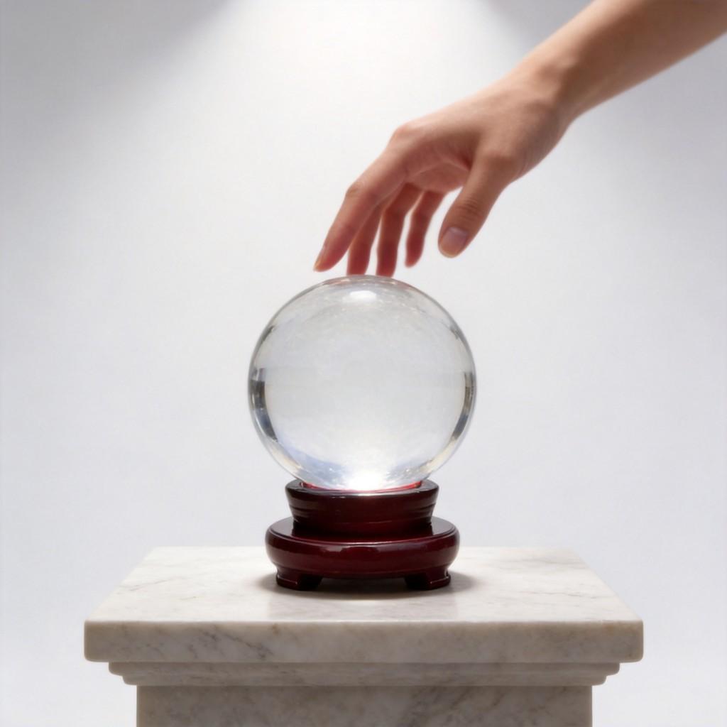Chinese Style Crystal Balls With Transparent Glass For Collectors And Decorations