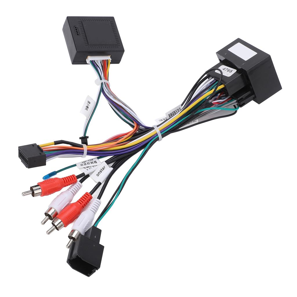 Audio Wiring Harness with CAN Bus Box 16Pin Replacement for Cruze Malibu