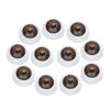 1pair 20MM Kids Toy Accessories Blue Brown Black Eyeballs 20inch New Baby Realistic Dolls Eyes Half Round Hollow