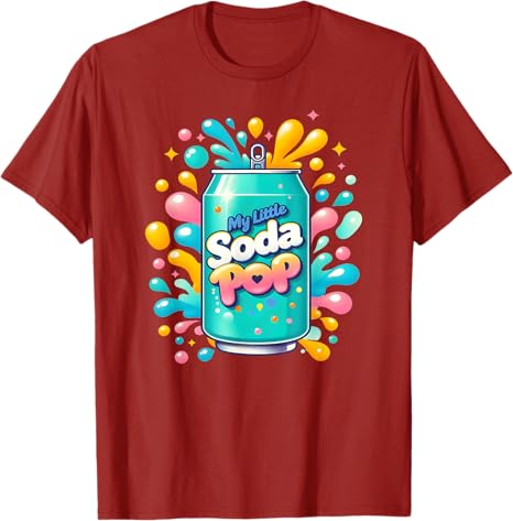 

My Little Soda Pop Kids KPop Music Matching Korean Anime TShirt Rap Hip Hop Streetwear Clothes Novelty Gift Cute Saying Tee S