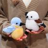 Fluffy Material Bird Plush Toy 12cm Size Sound Bird Plush Stuffed Bird Doll  Birthday Gift