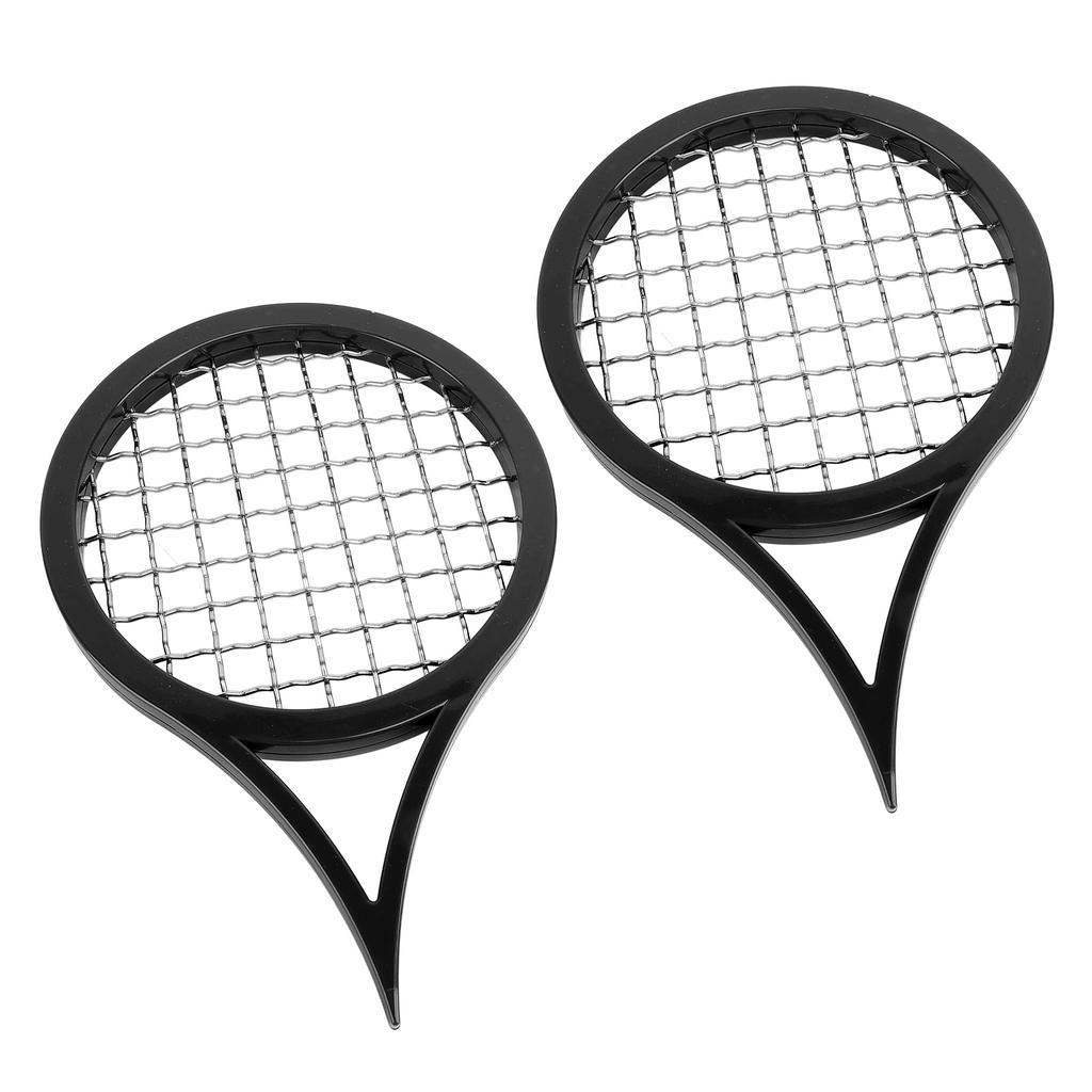 2 Stück Haar Racket Twist Kämme Tragbare Lockenbürste Haarzwirbelkamm für Afro Haarstyling Locken Schwarz