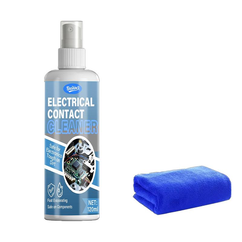 Electrical Contact Cleaner 120ml–Fast Drying,Safe on Electronics,No Residue Ideal for Circuit Boards,Computers & Precision Parts