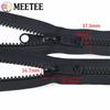 1-5Meters Meetee 10# Open-end Resin Zippers Double Side Slider Zipper for Tent Bag Jacket Luggage DIY Sewing Material Accessory